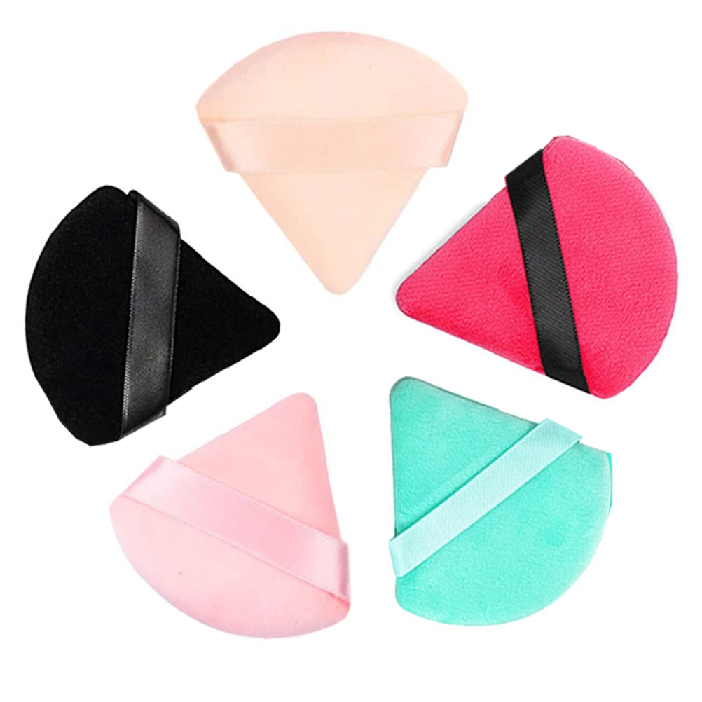 Powder Puff Triangle Makeup Puff Pure Cotton Powder for Loose Powder Body Cosmetic Foundation Sponge Makeup Tool