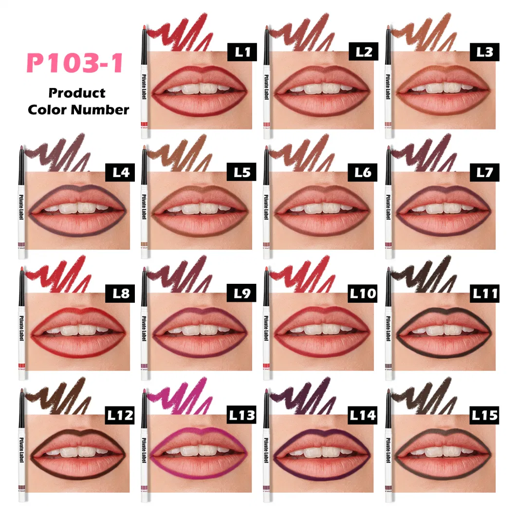 Lip Liner Private Label Custom Color Vegan Matte Waterproof