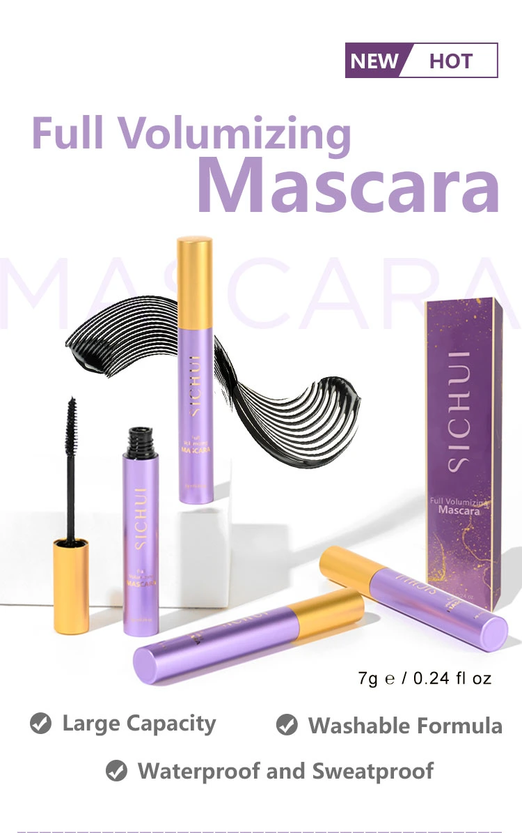 Wholesale Cosmetic Non-Clumping Non-Flaking Lengthening Curl Waterproof Mascara