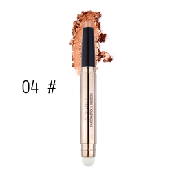 12 Color Monochrome Eye Shadow Glitter Golden Silver Lying Silkworm Pen High Pearl Light Stick Color Eye Shadow Pencil