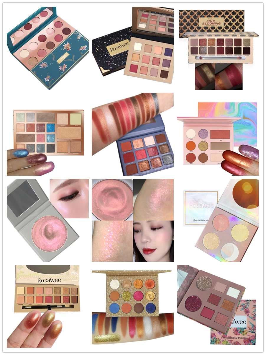 OEM Brand Quality Customized Eyeshadow Palette Cosmetics Makeup Kit Manufactory