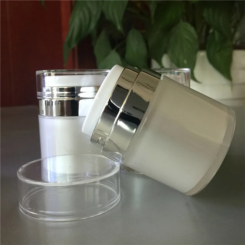 Cosmetic Packaging Skin Care Cream 15ml 30ml 50ml Acrylic Airless Jar Airless Bottle