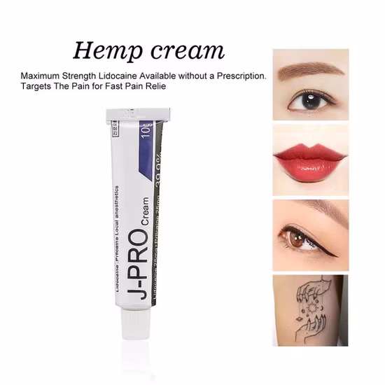 Crema OEM de fábrica para tatuajes de cejas y arrugas semi
