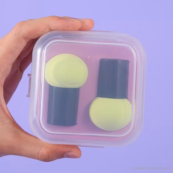 Esponja de base de belleza con forma/soplo de polvo de maquillaje cosmético